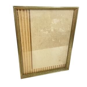 Vintage Brass Ornate Standing Picture Photo Frame For 8x10 Pics